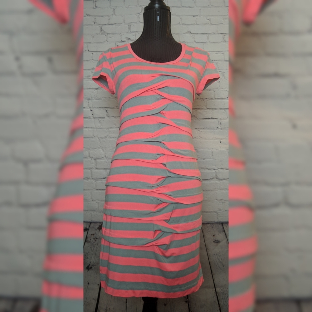 Nicole Miller Pleated Bodycon Dress